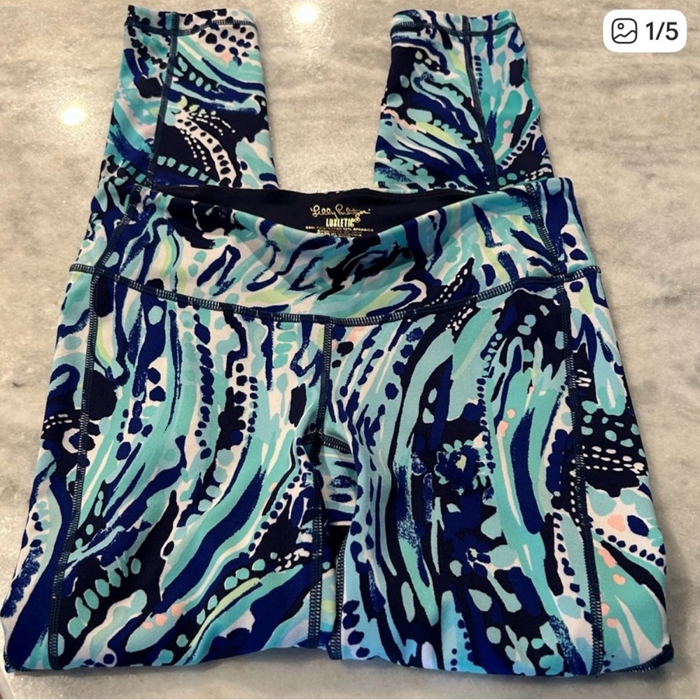 Lilly Pulitzer Ocean Wave Leggings